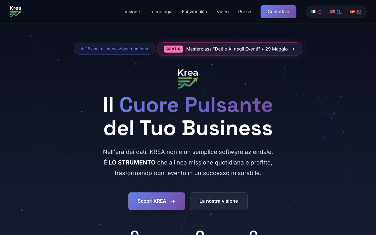 KREA.CLOUD Dashboard